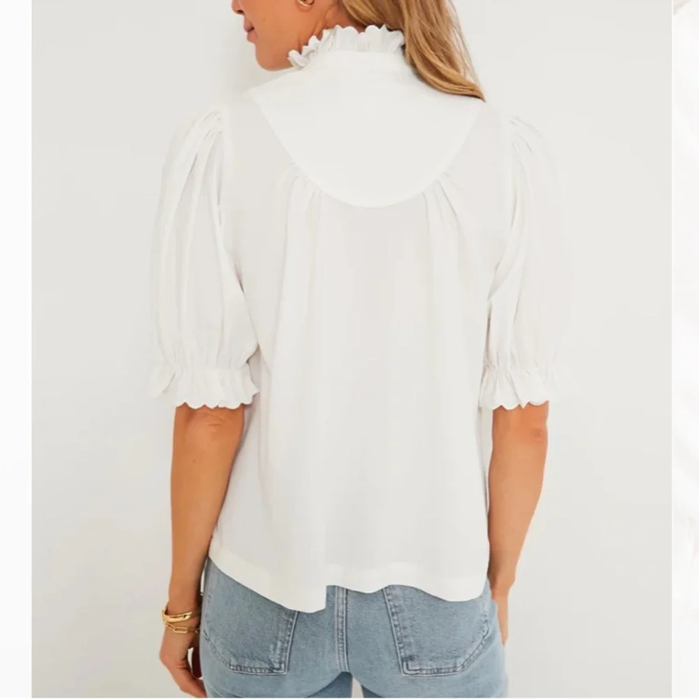 Tuckernuck White Ruffle Blouse - Picture 5 of 10